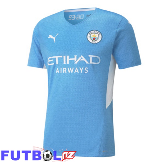 Camisetas De Futbol Manchester City Retro Primera Azul 2021-2022