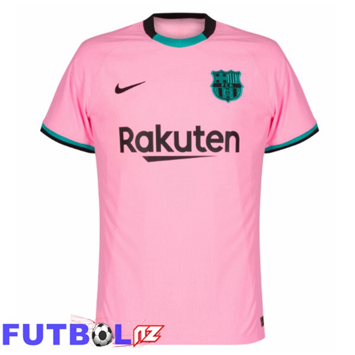 Camisetas De Futbol FC Barcelona Retro Tercera Rosado 2020-2021