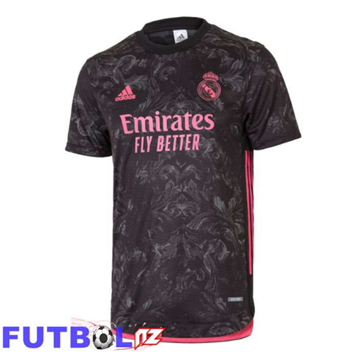 Camisetas De Futbol Real Madrid Retro Tercera Negro 2020-2021