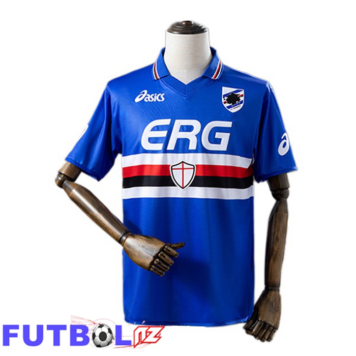 Camisetas De Futbol UC Sampdoria Retro Primera Azul 2003-2004