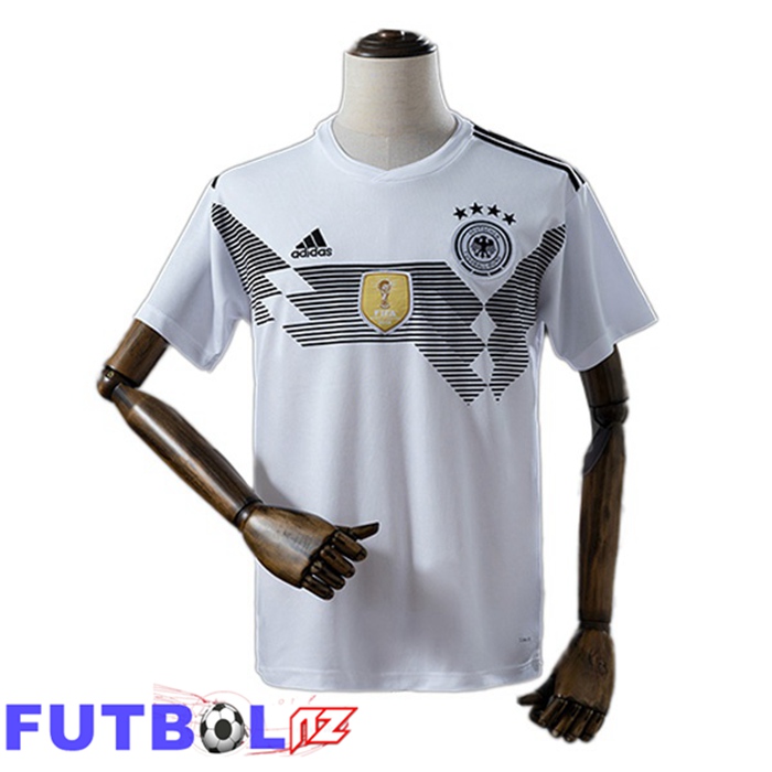 Camisetas De Futbol Alemania Retro Primera Blanco 2018 World Cup