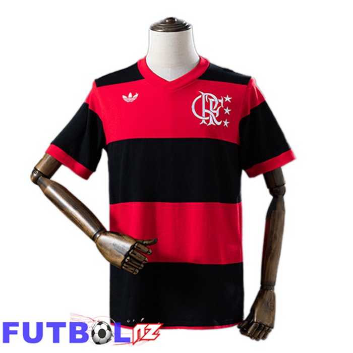 Camisetas De Futbol Flamengo Retro Primera Rojo Negro 1981