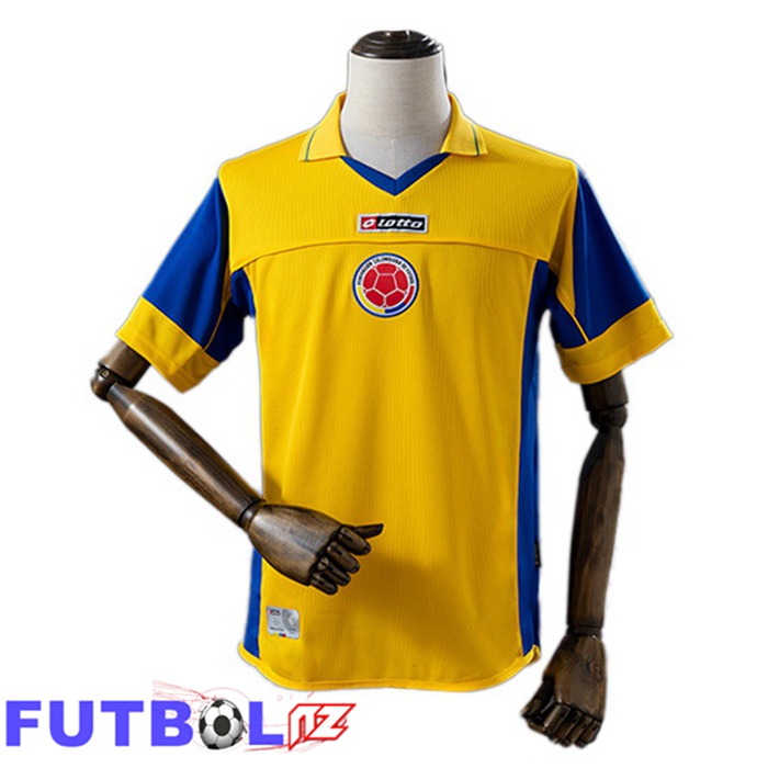 Camisetas De Futbol Colombia Retro Primera Amarillo 2003