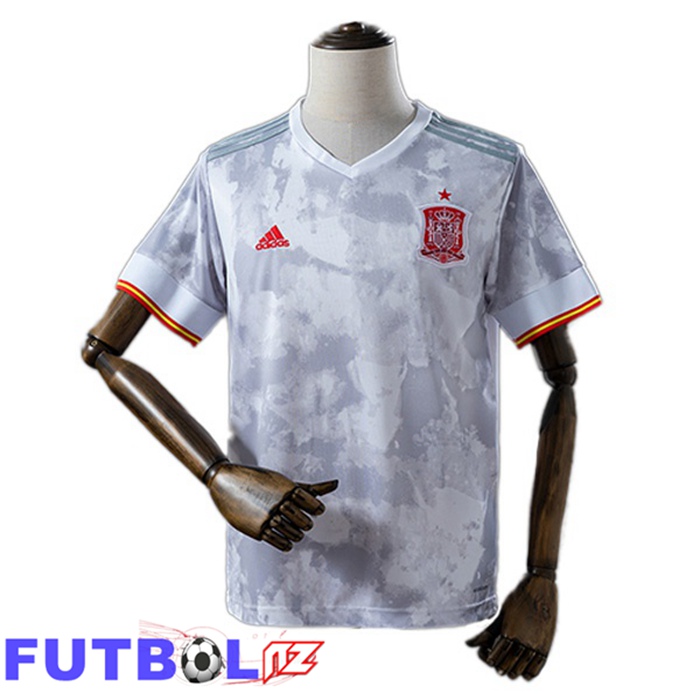 Camisetas De Futbol España Retro Segunda Blanco 2020