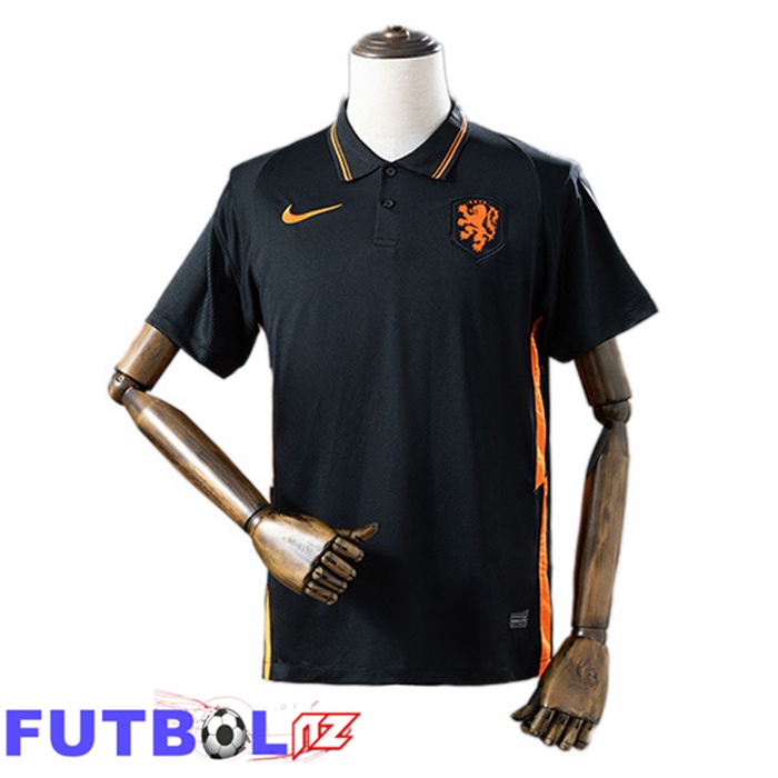 Camisetas De Futbol Países Bajos Retro Segunda Negro 2020