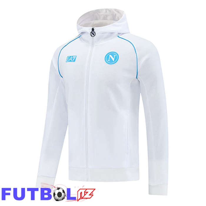 Sudadera Con Capucha SSC Napoli Blanco 2025/2026
