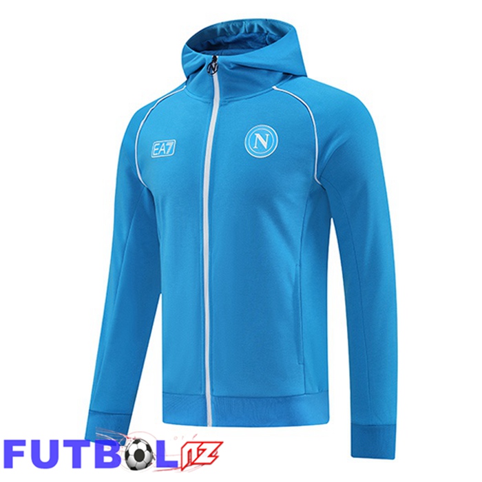 Sudadera Con Capucha SSC Napoli Azul 2025/2026