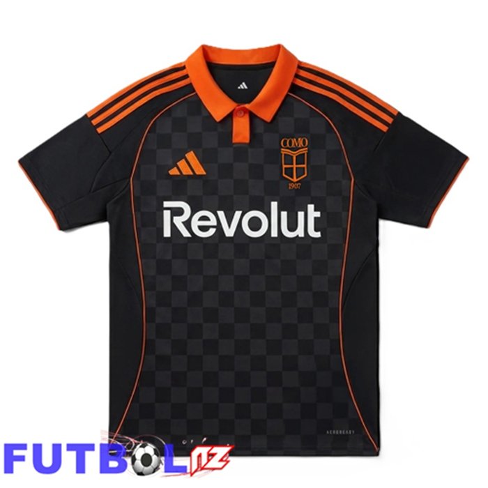 Camisetas De Futbol Como 1907 Tercera Negro 2025/2026