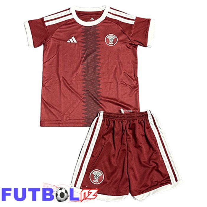 Camisetas De Futbol Qatar Ninos Primera Copa Del Mundo 2026
