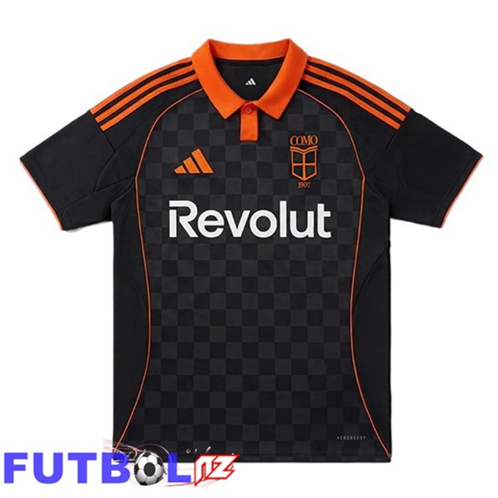 Camisetas De Futbol Como 1907 Tercera Negro 2025/2026