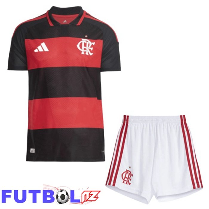 Camisetas De Futbol Flamengo Ninos Primera Rojo Negro 2026/2027