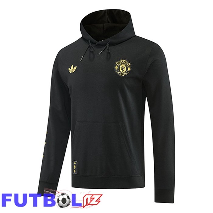Sudadera Con Capucha Manchester United Negro 2026/2027