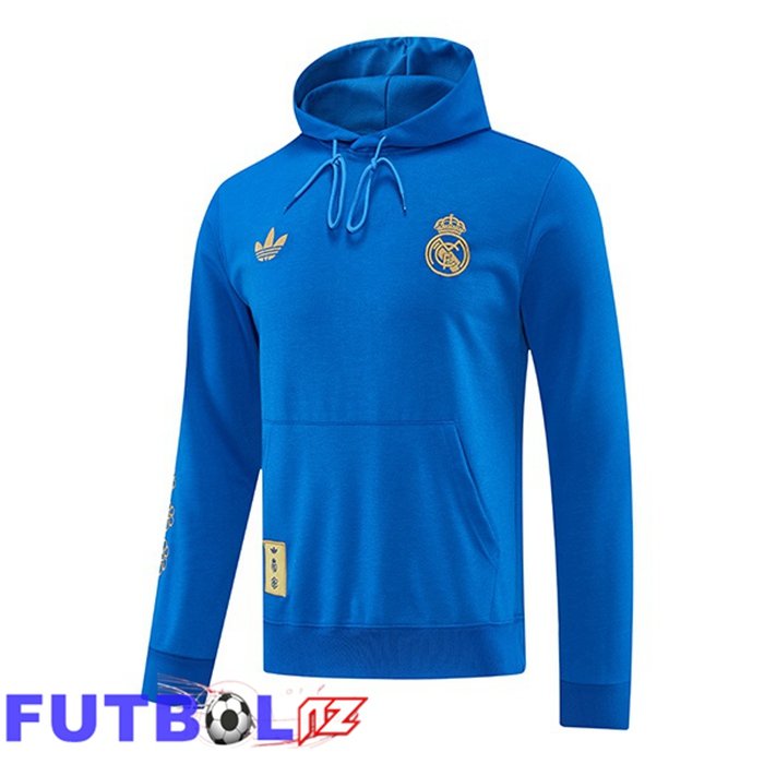 Sudadera Con Capucha Real Madrid Azul 2026/2027
