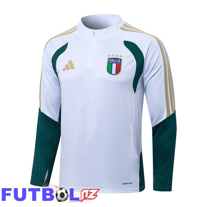 Sudadera De Entrenamiento Italia Blanco 2026/2027