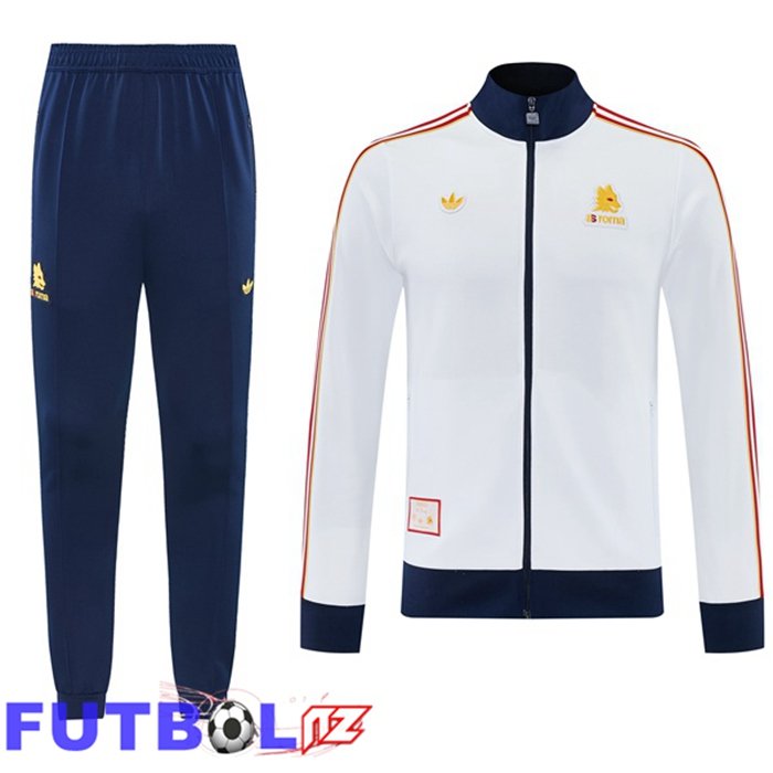 Chandal Equipos De Futbol - Chaqueta AS Roma Blanco 2026/2027