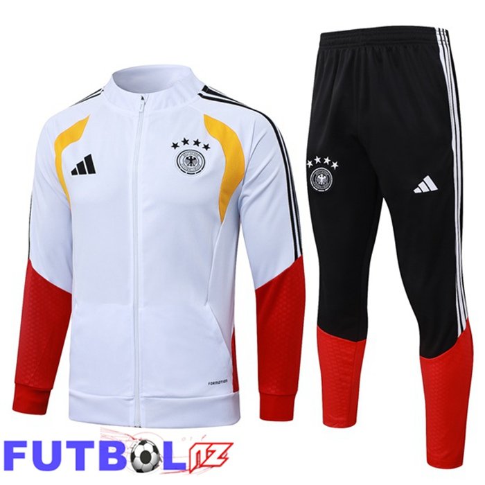 Chandal Equipos De Futbol - Chaqueta Alemania Blanco 2026/2027