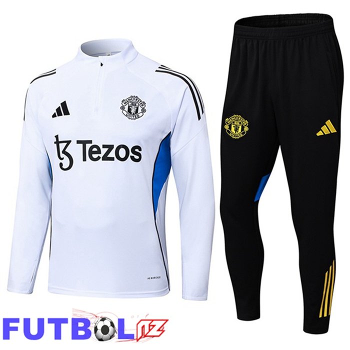 Chandal Equipos De Futbol Manchester United Blanco 2026/2027