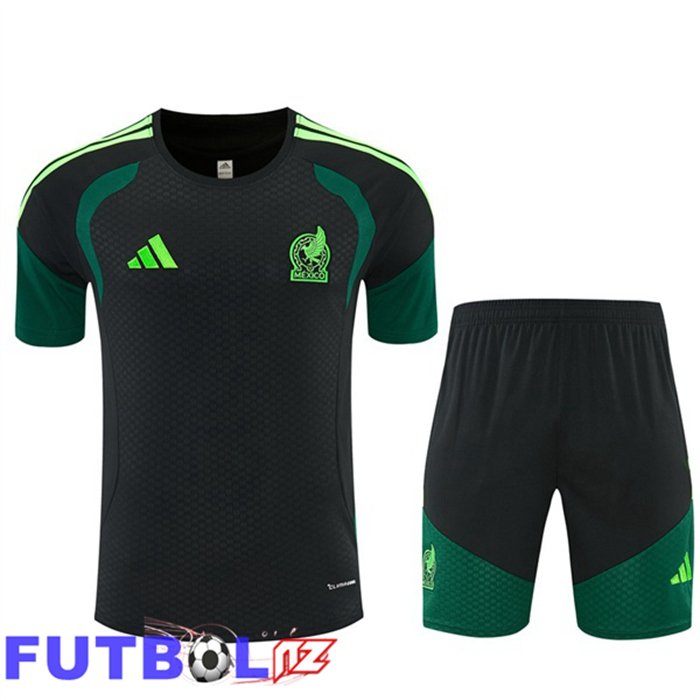 Camiseta Entrenamiento México + Cortos Negro 2026/2027