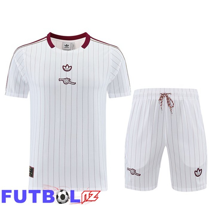 Camiseta Entrenamiento Arsenal + Cortos Blanco 2026/2027