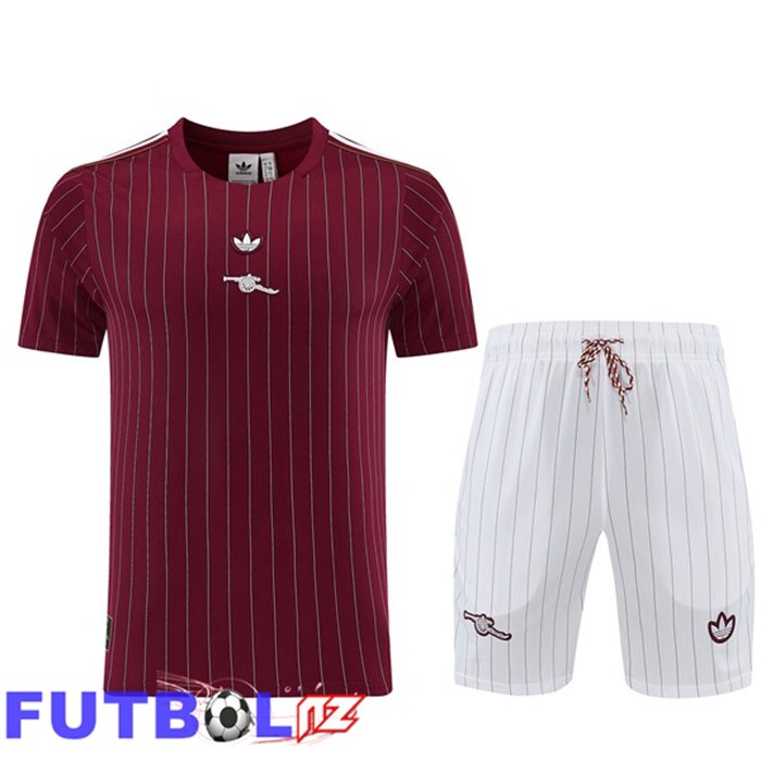 Camiseta Entrenamiento Arsenal + Cortos Rojo 2026/2027