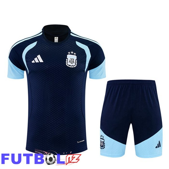 Camiseta Entrenamiento Argentina + Cortos Azul Real 2026/2027