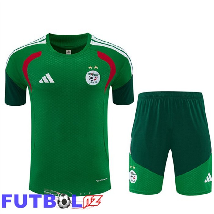 Camiseta Entrenamiento Argelia + Cortos Verde 2026/2027