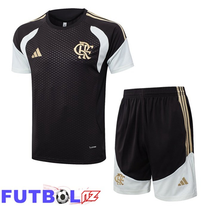 Camiseta Entrenamiento Flamengo + Cortos Negro 2026/2027