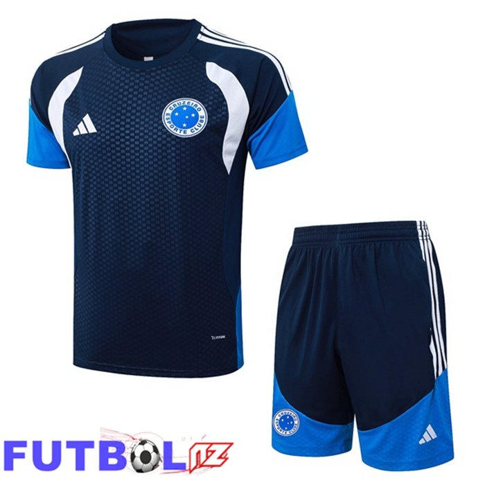 Camiseta Entrenamiento Cruzeiro EC + Cortos Azul Real 2026/2027