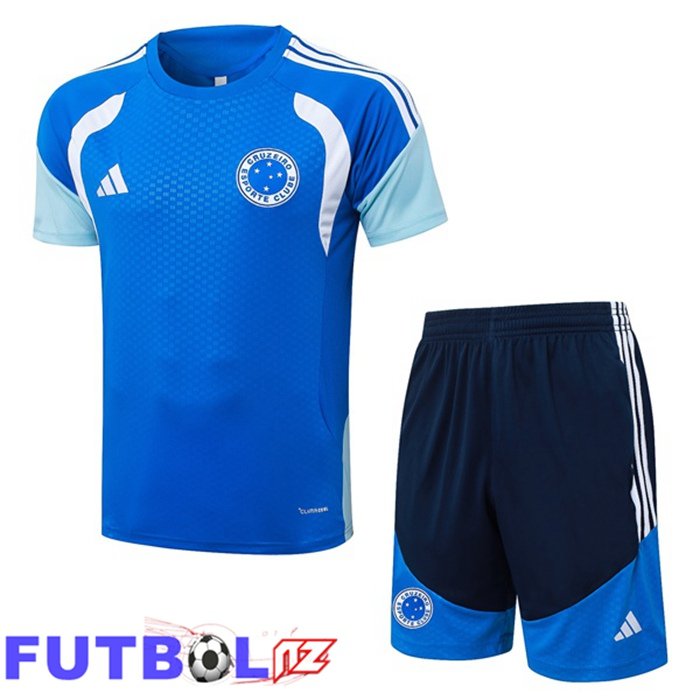 Camiseta Entrenamiento Cruzeiro EC + Cortos Azul 2026/2027