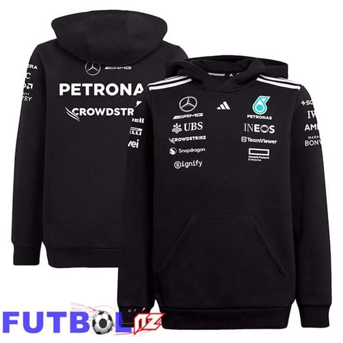 Sudadera Con Capucha F1 Team Mercedes-AMG Negro 2025/2026
