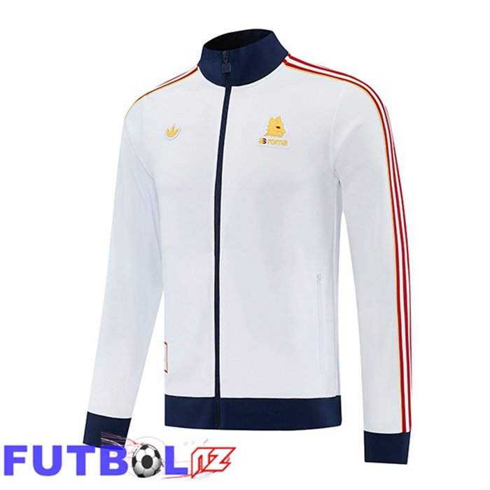 Chaquetas Futbol AS Roma Blanco 2026/2027 Chaquetas Futbol AS Roma Blanco 2026/2027