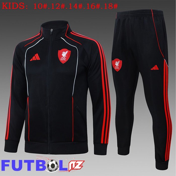 Chandal Equipos De Futbol - Chaqueta FC Liverpool Ninos Negro 2026/2027