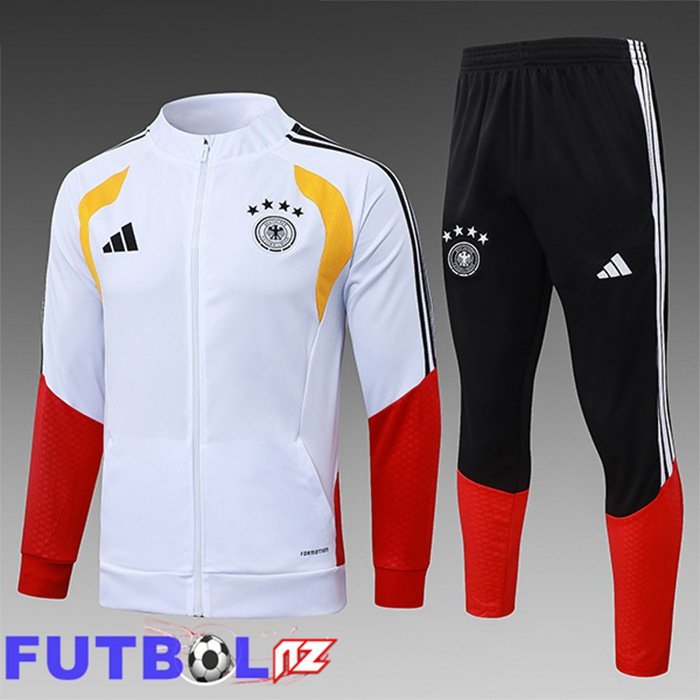 Chandal Equipos De Futbol - Chaqueta Alemania Ninos Blanco 2026/2027