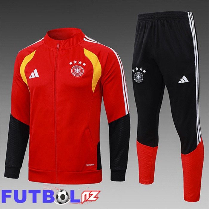 Chandal Equipos De Futbol - Chaqueta Alemania Ninos Rojo 2026/2027