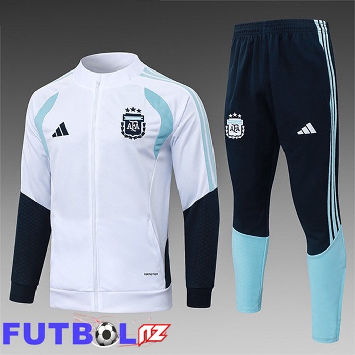 Chandal Equipos De Futbol - Chaqueta Argentina Ninos Blanco 2026/2027