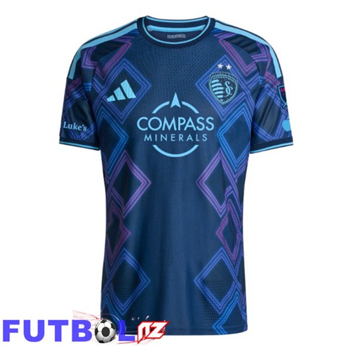 Camisetas De Futbol Sporting Kansas City Segunda Azul Real 2026/2027