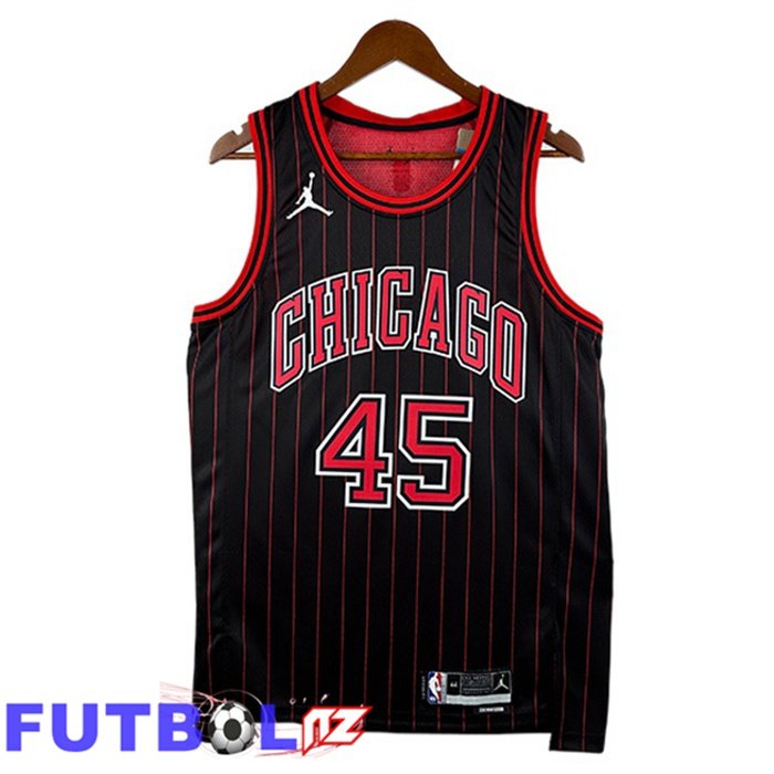 Camiseta NBA Chicago Bulls (Michael Jordan 45) Negro 2025/2026