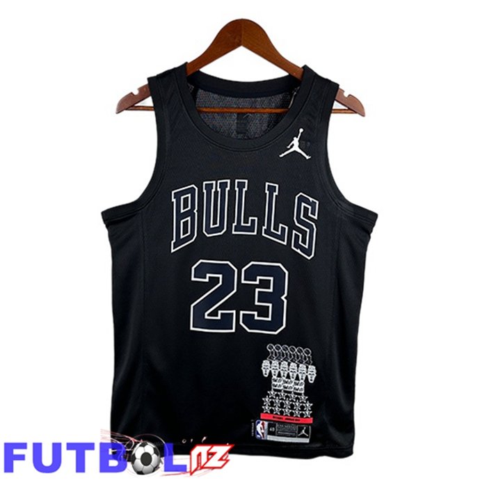 Camiseta NBA Chicago Bulls (Michael Jordan 23) Edición Especial Negro 2025/2026