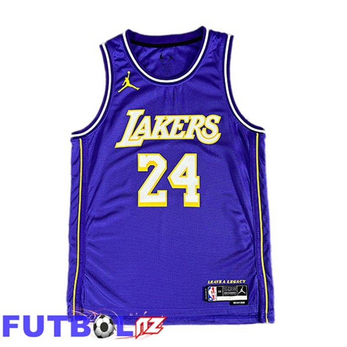 Camiseta NBA Los Angeles Lakers (Kobe Bryant 24) Púrpura 2025/2026
