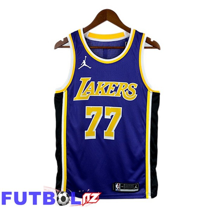 Camiseta NBA Los Angeles Lakers (Luka Dončić 77) Edición Especial Edición Especial