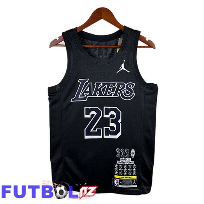 Camiseta NBA Los Angeles Lakers (LeBron James 23) Edición Especial Negro