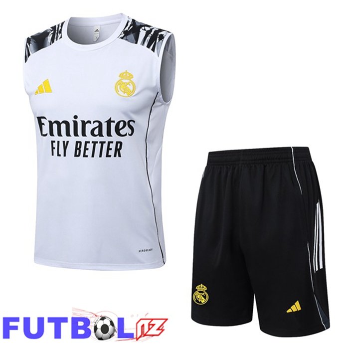 Chalecos De Futbol Real Madrid + Cortos Blanco 2026/2027