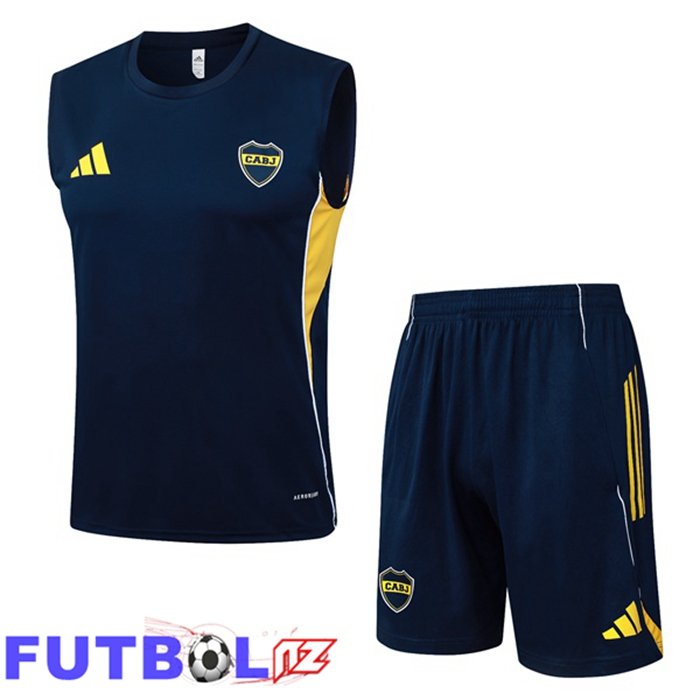 Chalecos De Futbol Boca Juniors + Cortos Azul Real 2026/2027