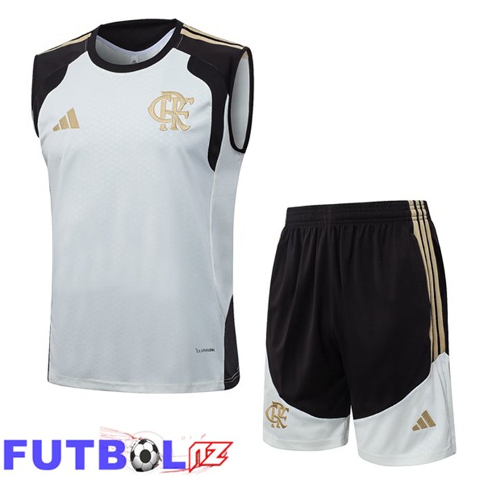 Chalecos De Futbol Flamengo + Cortos Blanco 2026/2027