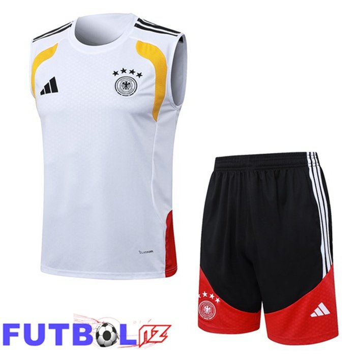 Chalecos De Futbol Alemania + Cortos Blanco 2026/2027
