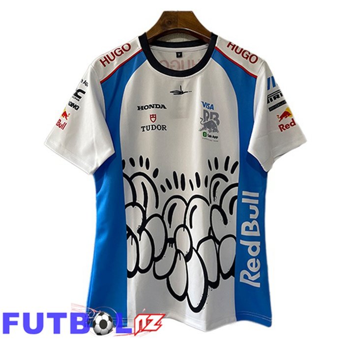 T-Shirt F1 Team Racing Bulls Blanco Azul 2025/2026