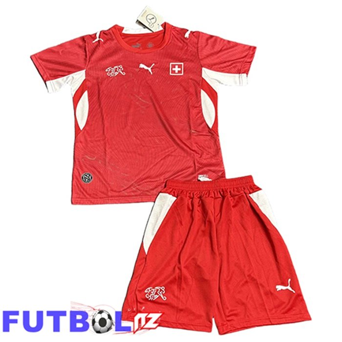 Camisetas De Futbol Suiza Ninos Primera Copa Del Mundo 2026