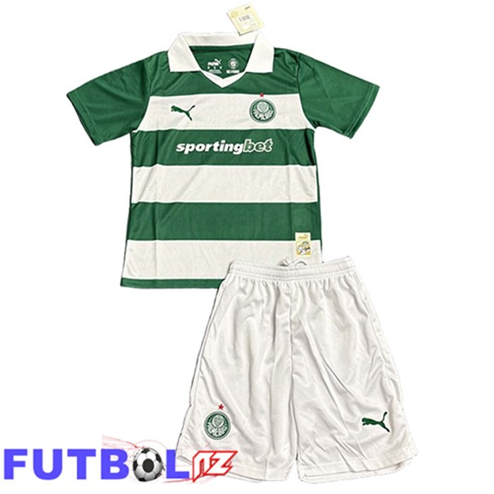 Camisetas De Futbol Palmeiras Ninos Edición Especial Verde/Blanco 2026/2027
