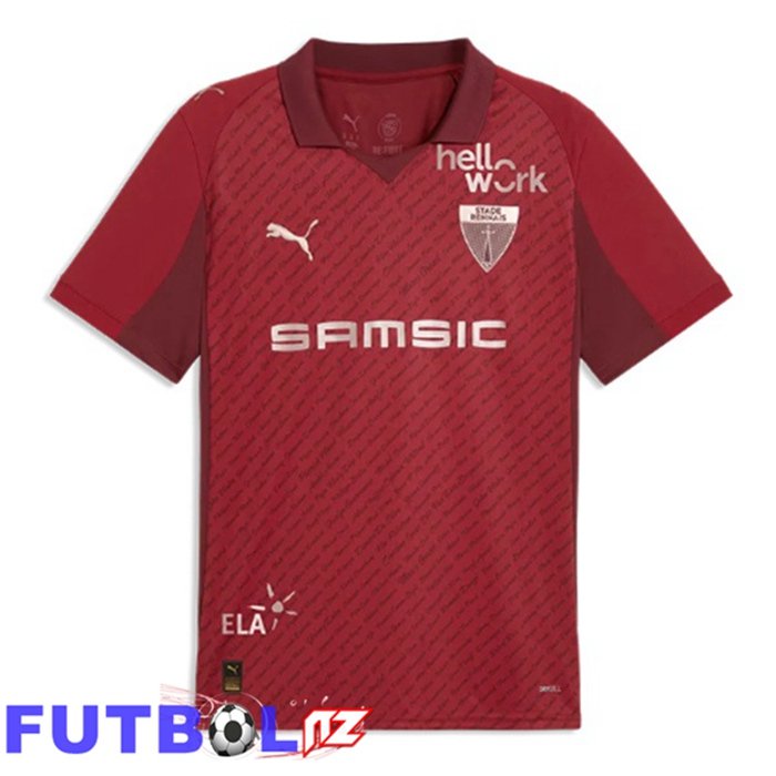 Camisetas De Futbol Stade Rennais Edición 125 Aniversario Rojo 2025/2026