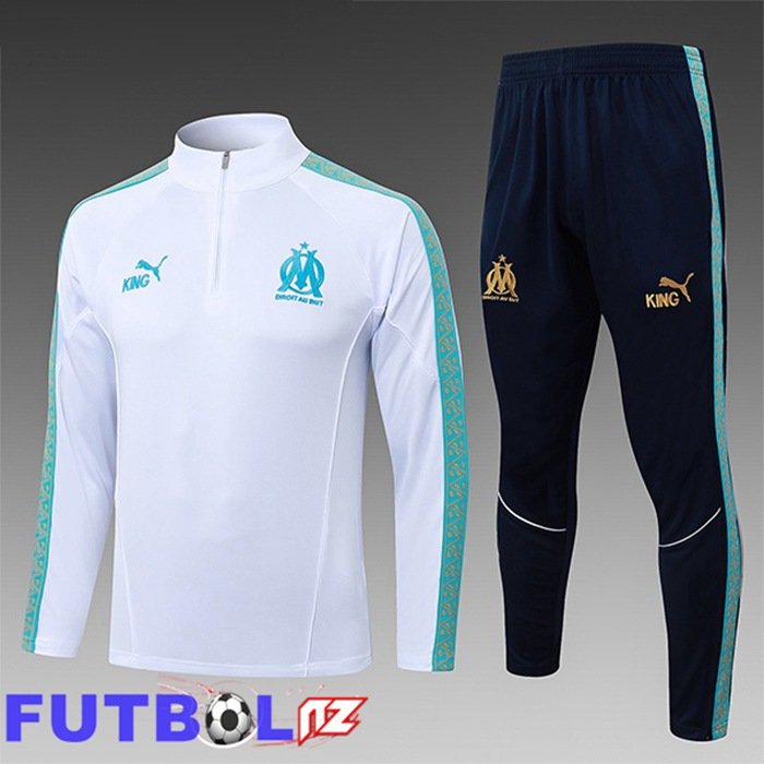 Chandal Equipos De Futbol Marsella OM Ninos Blanco 2026/2027